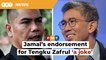 Jamal’s endorsement a blow for Tengku Zafrul, say PH MPs