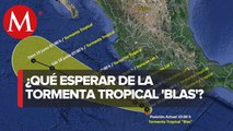 Blas' dejará lluvias torrenciales en Guerrero y Oaxaca, alerta el SMN
