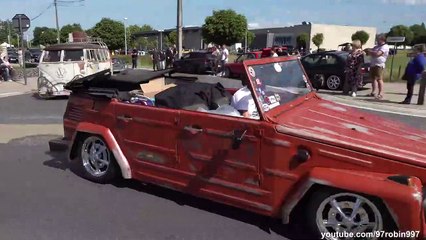 Tuner Cars leaving a Carshow 2022 LowDownUK.be The SHOW