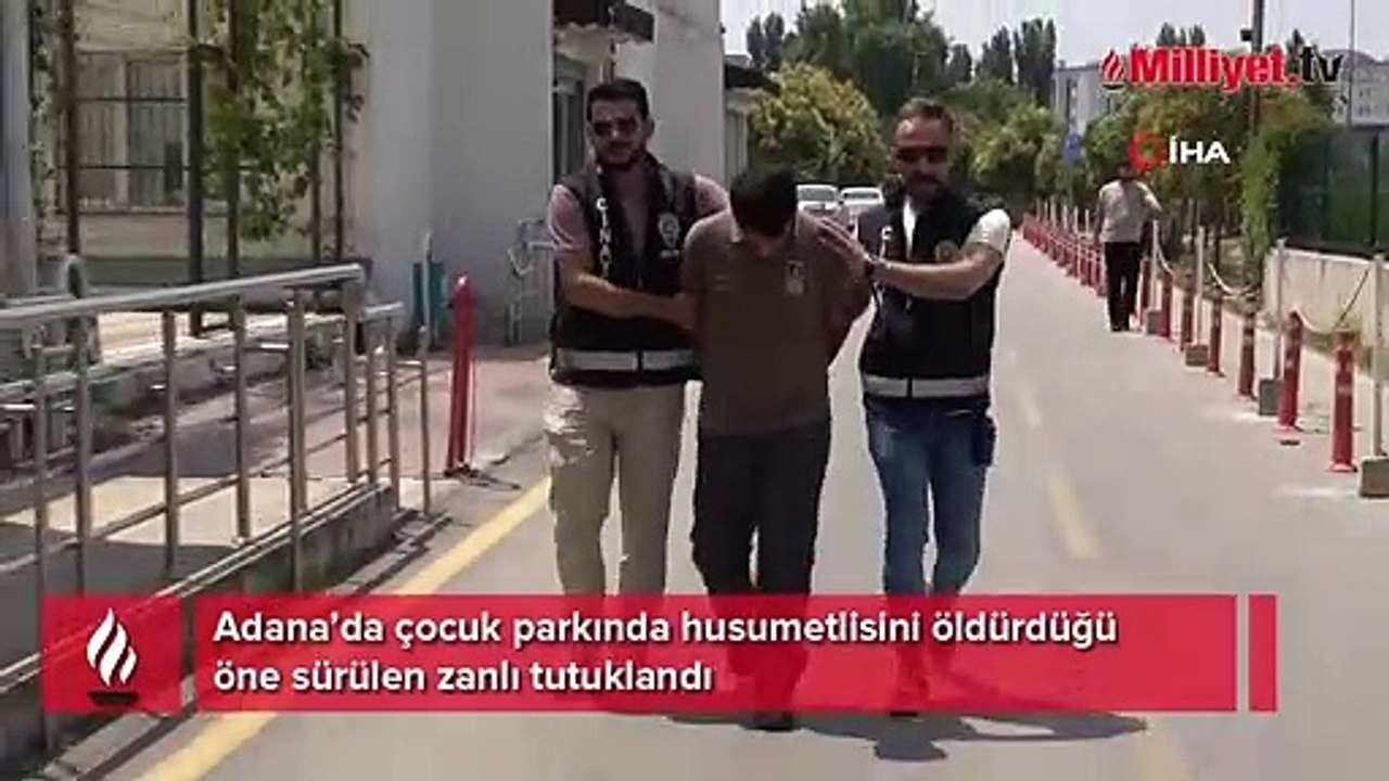 Çocuk parkında husumetlisini öldürdüğü öne sürülen zanlı tutuklandı