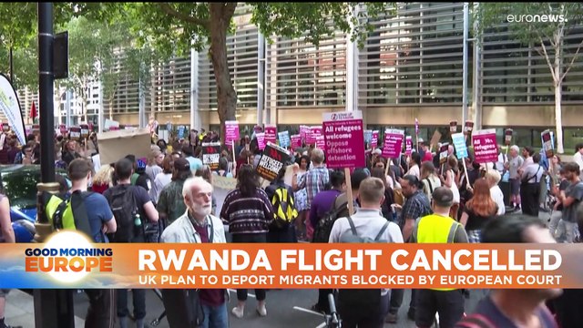 UK's Rwanda asylum flight cancelled after European Court order