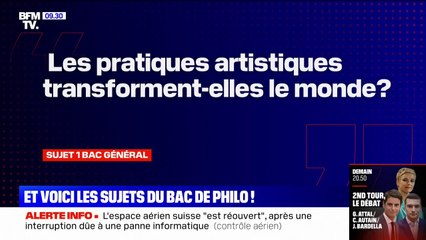 Bac 2022: voici les sujets de philo