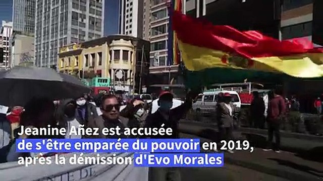 Bolivie: manifestation après la condamnation de l'ex-présidente Añez