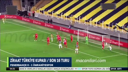 Fenerbahçe 0-1 Ümraniyespor [HD] 24.01.2019 - 2018-2019 Turkish Cup Round Of 16 2nd Leg