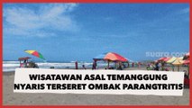 Asyik Bermain, Wisatawan Asal Temanggung Nyaris Terseret Ombak di Pantai Parangtritis