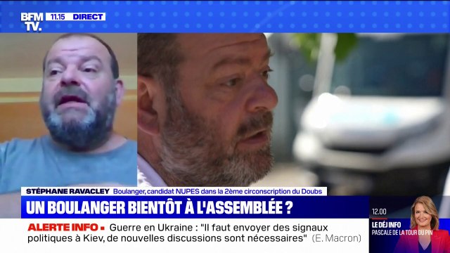 L'Assemblée ne nous ressemble plus : Stéphane Ravacley, boulanger et candidat Nupes aux législatives, témoigne sur BFMTV