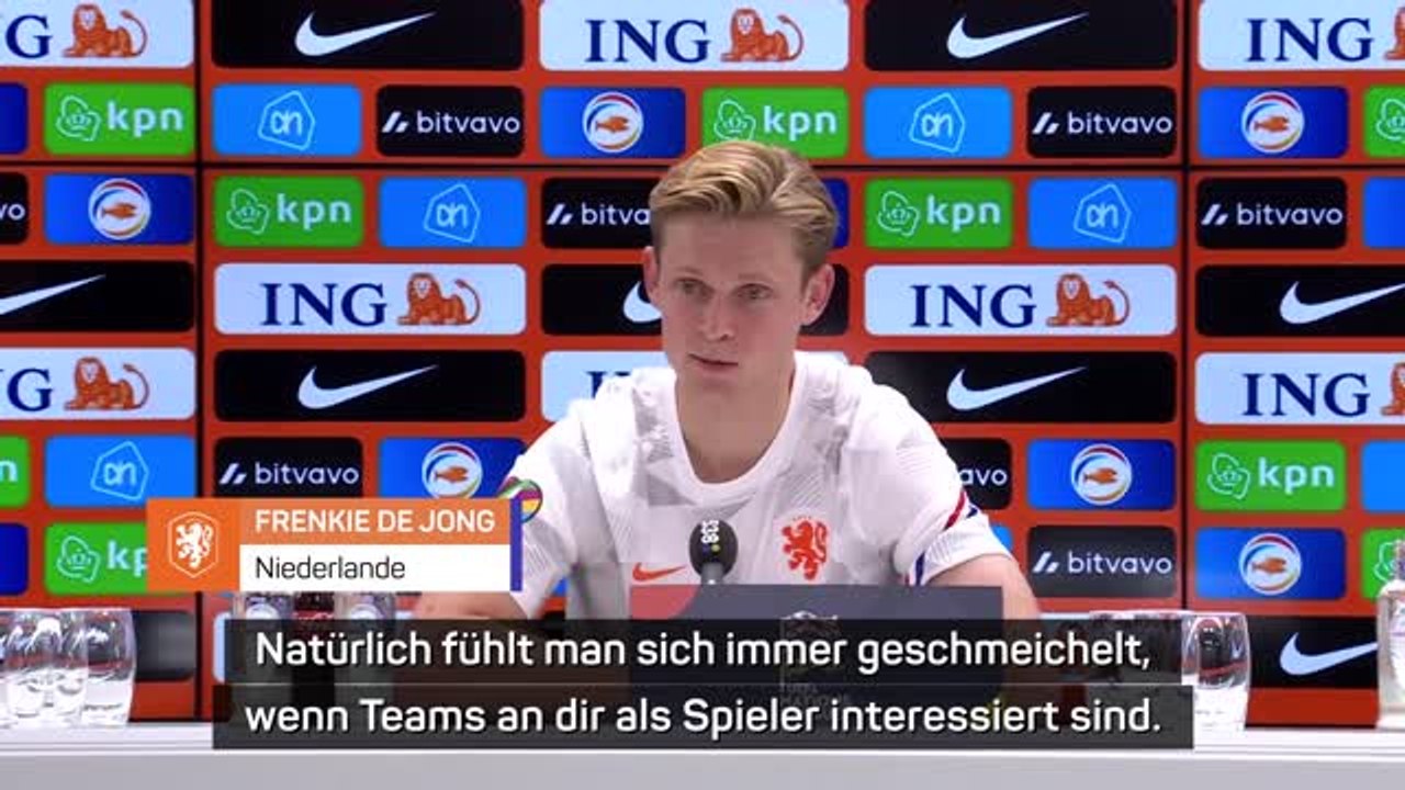 De Jong: “Bin beim größten Verein der Welt”