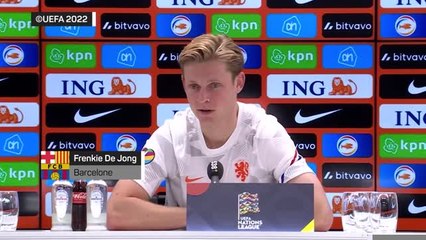 Barcelone - De Jong dément son départ : "Je suis dans le plus grand club du monde"