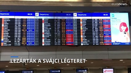 Lezárták egy időre a svájci légteret, fokozatosan nyitják újra