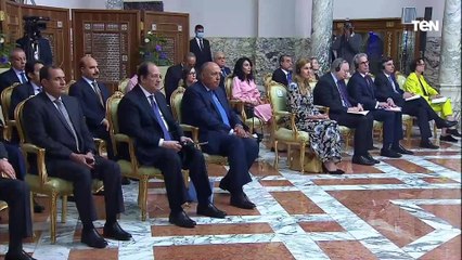 السيسي يكشف أهم ما تم مناقشته مع رئيسة المفوضية الأوروبية خلال مباحثات اليوم