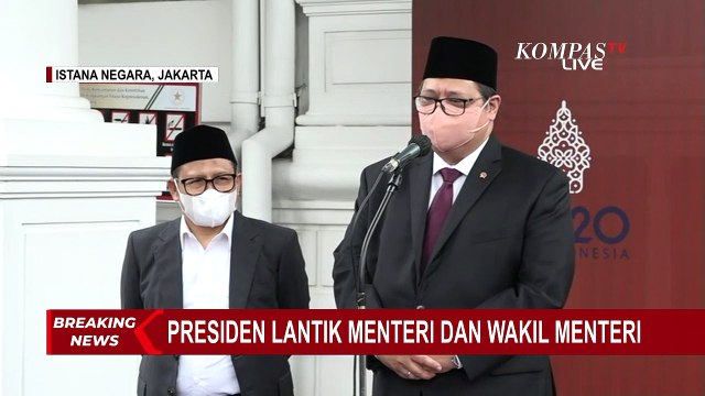 Zulkifli Hasan dan Hadi Tjahjanto Dilantik Jadi Menteri, Airlangga: Dua-duanya Punya Pengalaman