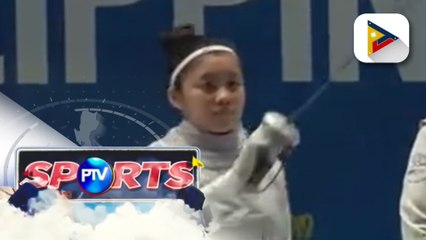 Malaking improvement sa laro, napatunayan ni Catantan sa Asian Fencing Championship