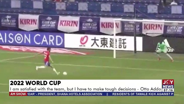 I am satisfied with the team, but I have to make tough decisions – Otto Addo - AM Sports on JoyNews