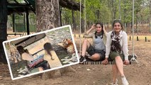Raveena Tandon Jungle Safari Masti with Daughter Rasha Thadani Full Video Viral | Boldsky