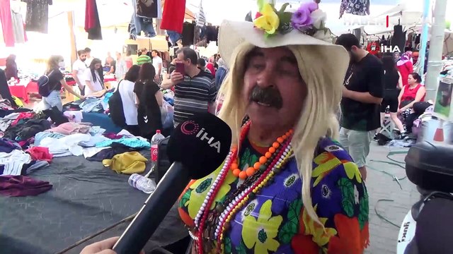 Böyle pazarlama yöntemi görülmedi: 'Bıyıklı Dudu Abla' ile renkli görüntüler!