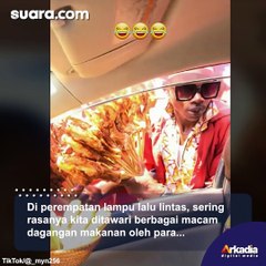 Viral! Buka Kaca Mobil Pas Liburan, Turis Ditodong Puluhan Sate Ayam oleh Penjual