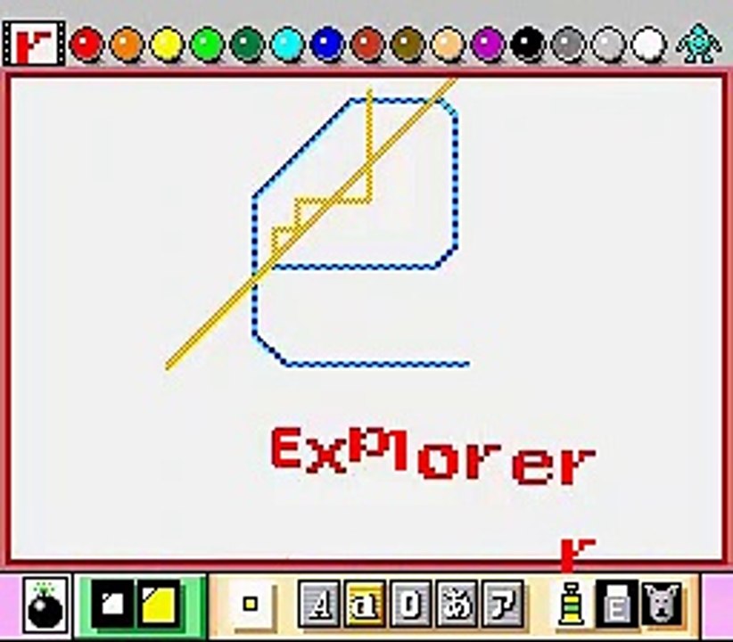 Mario Paint Joystick Edition online multiplayer snes Vidéo