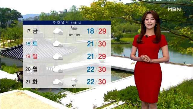 [뉴스7 날씨] 전국에 요란한 비…돌풍·벼락·우박 주의