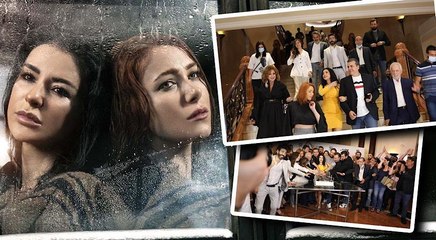 نواعم في لقاء حصري مع أبطال مسلسل للموت