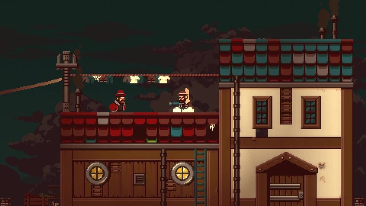 Gunbrella - Ballert euch mit eurem Regenschirm durch den Pixel-Western