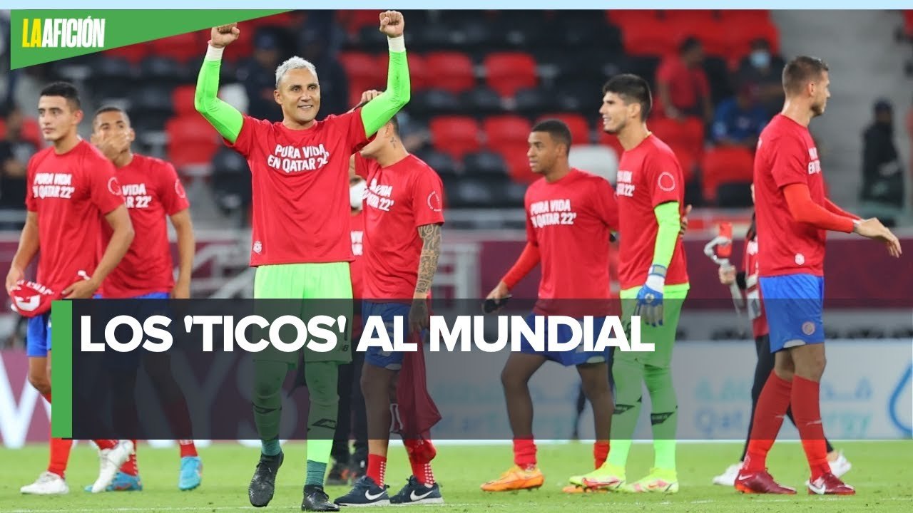 Costa Rica clasifica al Mundial de Qatar 2022 y estará en el grupo E