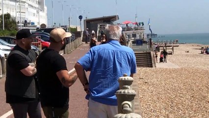 Warm weather footage in St Leonards