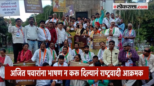 राष्ट्रवादीकडून राज्यभर आंदोलन, भाजपाचा नोंदवला निषेध