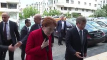 İYİ Parti Genel Başkanı Akşener, Gelecek Partisi Genel Başkanı Davutoğlu ile görüştü (2)