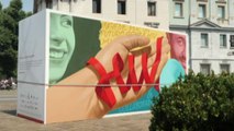 Bergamo, un murales in città per non dimenticare l'HIV