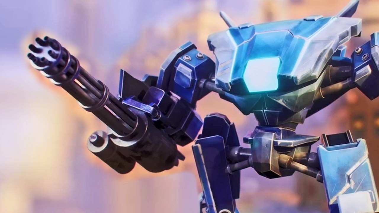 Uragun: Dieser Kampfroboter sucht euch, schießt dabei alles kurz und klein