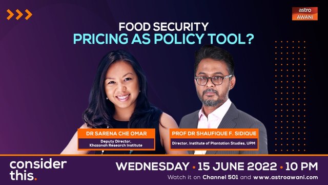 Consider This: Food Security (Part 2) - Solving Production, Pricing Problems