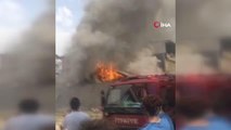 Bursa'da madde bağımlısı evi ateşe verdi