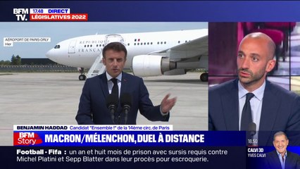 Benjamin Haddad: "Le candidat de l'extrémisme, c'est bien Jean-Luc Mélenchon"