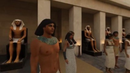 La meraviglia della piramide di Cheope con la realtà virtuale