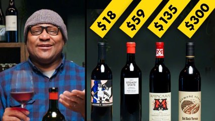 Sommelier Tries The Same Red Wine At 4 Prices ($18-$300)