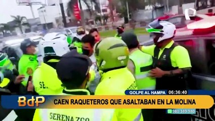 La Molina: gracias a central de cámaras, capturan a raquetero que huía en motocicleta