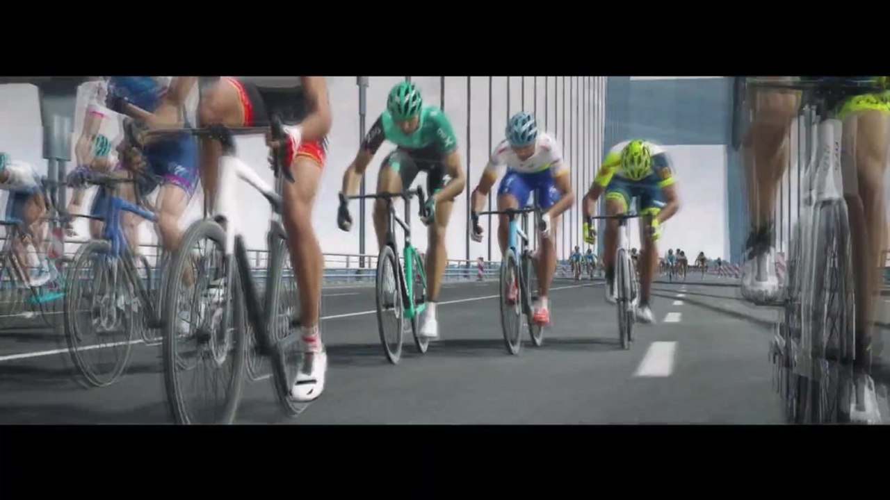 Tour de france 2022 - erste szenen aus der radsport-sim
