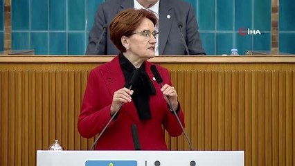 İYİ Parti Genel Başkanı Akşener, partisinin grup toplantısında konuştu