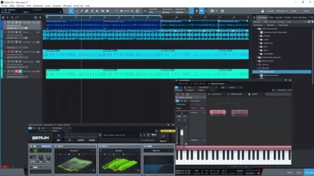 Make a sick edm beat (Research of Happyness) in 30 minutes with studio one 5 pro , WA loops and Xfer Serum