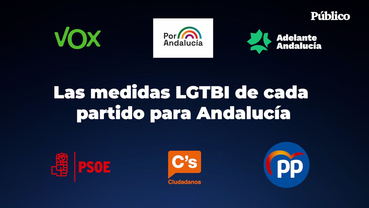 Las medidas LGTBI+ de cada partido para Andalucía