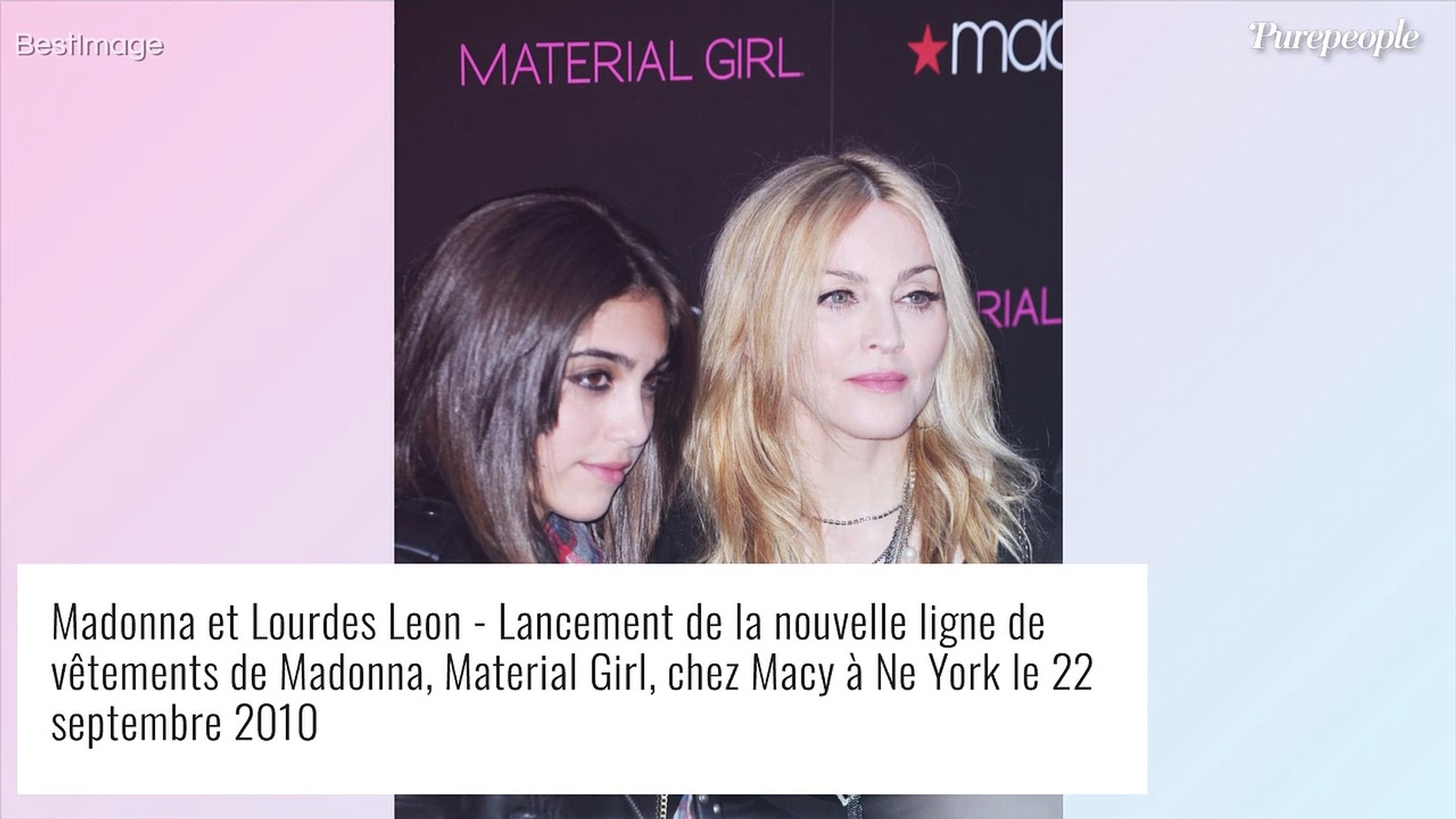 Madonna : Sa fille, Lourdes Leon, torride en corset dans un nouveau clip -  Vidéo Dailymotion