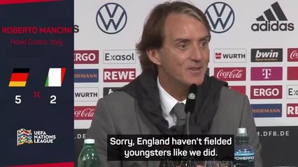 Download Video: Mancini refuses to accept Italy and England comparison