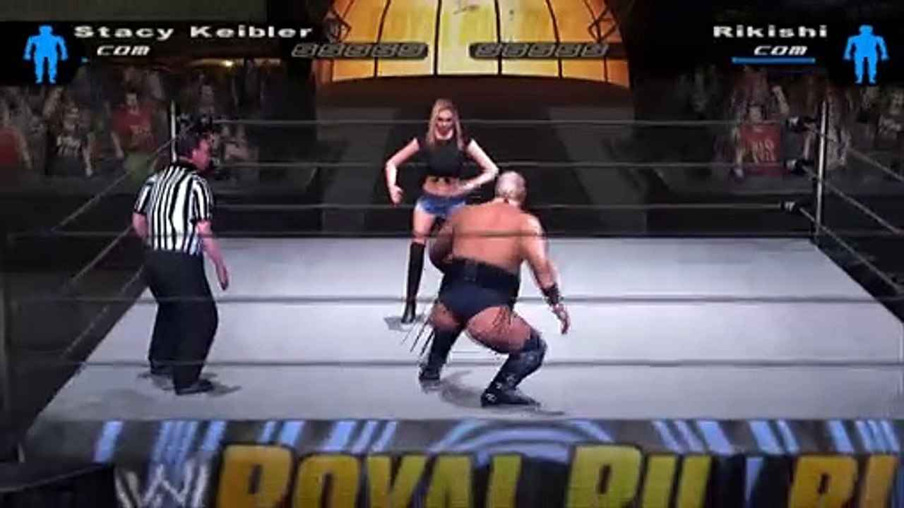 WWE SmackDown! Here Comes the Pain Stacy Keibler vs Rikishi