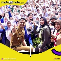 Kocak, Hengky Kurniawan Kena Gombal Siswi SMA saat Kasih Penyuluhan di Sekolah