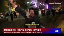 Muhabirin Dünya Kupası sevinci!