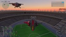Halo Pelican lands in stadium | Microsoft Flight Simulator (2022)