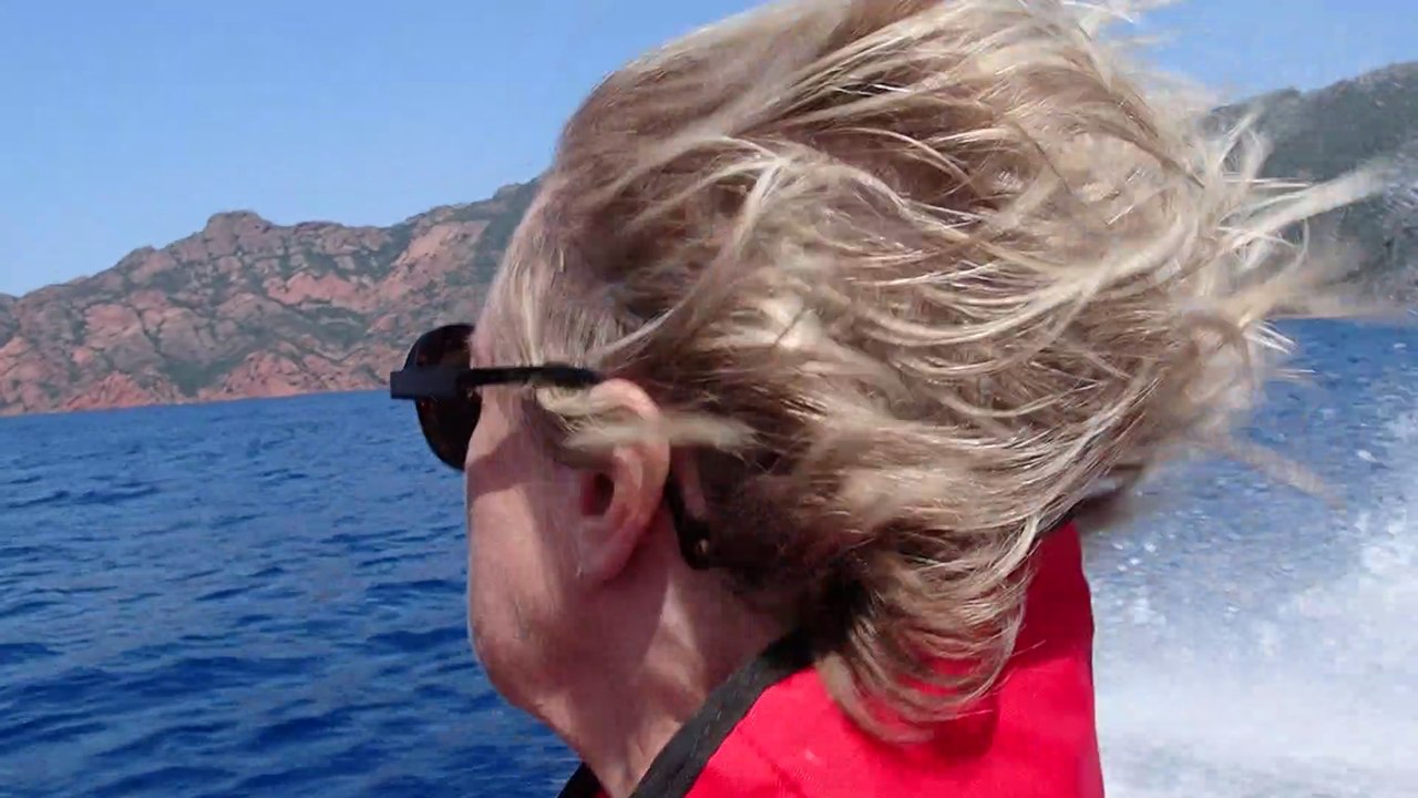 Les Cheveux dans le vent