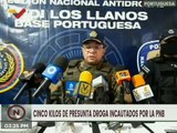 Portuguesa | La dirección antinarcóticos de la PNB incautó cinco kilos de presunta droga en Guanare
