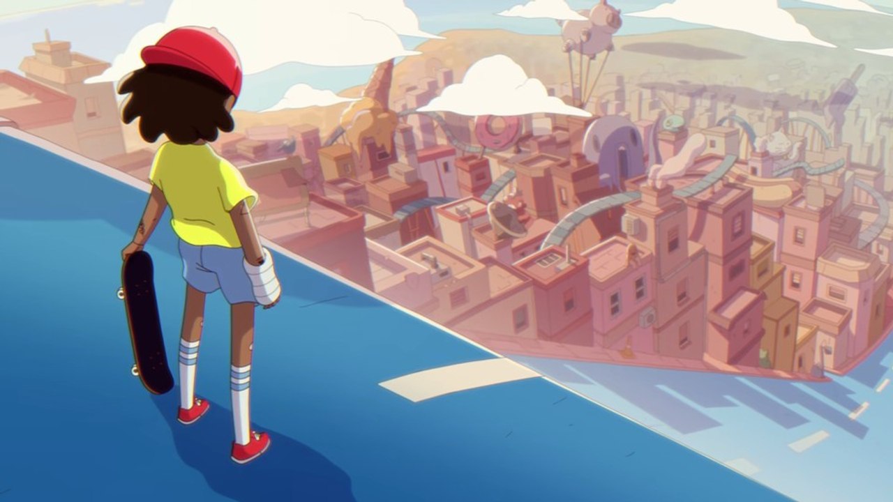 Im Trailer zu OlliOlli World geht's kurz vor Release bis ganz hoch zum Skater-Gott