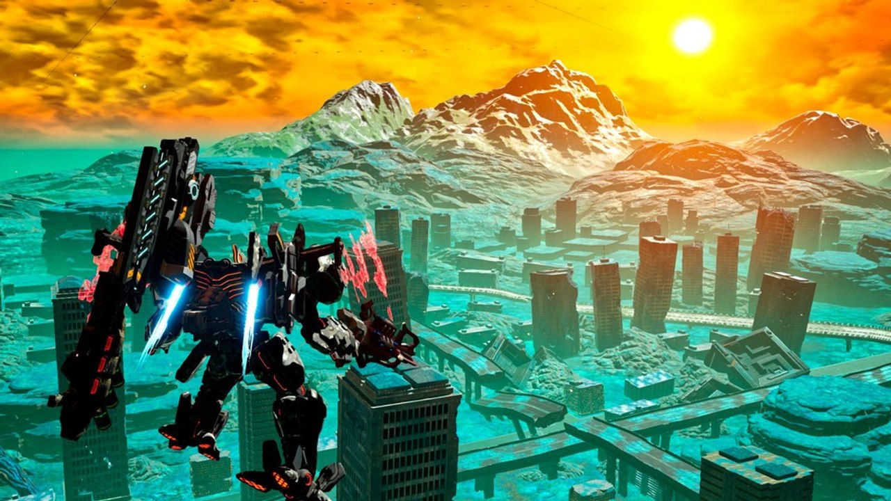 Daemon X Machina zeigt im Trailer viel stilsicheres Mecha-Geballer